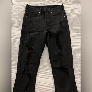 Grace & Lace Black Ripped Skinny Jeans